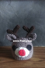 The Cosy Crochet Nook - Miss Jinty Designs - Jinty Lyons -  Rudolph Chocolate Orange Cover - Free