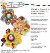 Jennifer Heynen-Free Whimsical Flower Pins
