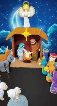 Crafty genes Indonesia - Sofie Julien Versluys - Nativity Set