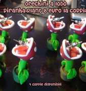 Orecchini Piranha Piant by Wendyland