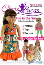 Chris Lucas-Doll Sewing Pattern Collection-Fun in the Sun for 18"inch Doll