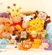 Erica Catarina's-Felting Safari Animal-Free Pattern/Portuguese