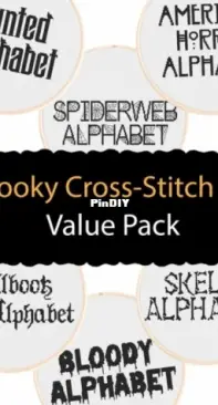 Happy Sloth Patterns - 10 Spooky Alphabets
