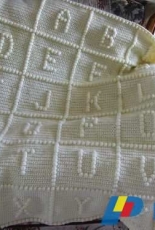 Crochet and More - Caron Design Team - Baby ABCs Afghan - Free