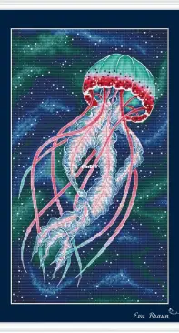 Eva Stitch - Galactic Jellyfish by Eva Braun