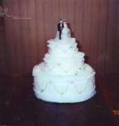 Towel Wedding cake