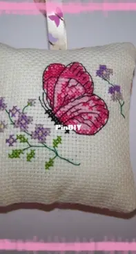 Small butterfly cushion