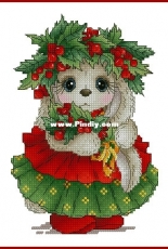 Bunny with Holly by Svetlana Sichkar XSD