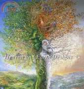 HAED HAEJW 125357 Tree of Four Seasons by Josephine Wall