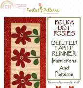 Parties Pattern-Polka Dot Posies Quilted Table Runner