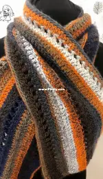 Me and My Yarn - Agneta Nauclèr - Lava Scarf - Free