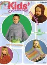 American School of Needlework- Kathleen Power Johnson-1395 Kids Crocheted Ponchos