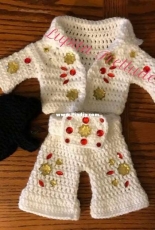 New born Elvis Presley costume