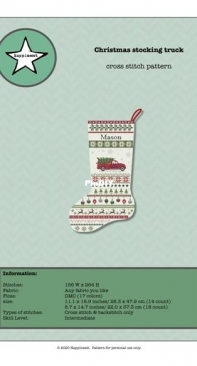 Happinesst - Christmas Stocking Truck XSD