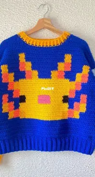 Pixel Axolotl Sweater