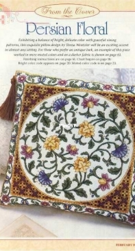 Persian Floral by Teresa Wentzler from Just Cross Stitch JCS January/February 1999 PCS10