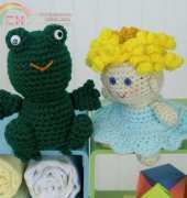 Coats & Clark - Red Heart  LW1726-Crochet Little Princess and Frog - Free