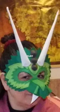Felt dragon mask