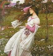 Artecy Cross Stitch - Windswept by John William Waterhouse