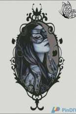 Tilton Crafts - Midnight Masquerade Cameo by Rossana Castellino