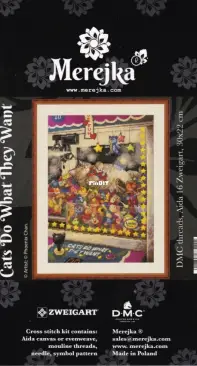 Merejka K-196 Cats Do What They Want XSD