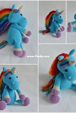 Crochet unicorn