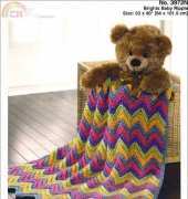 Mary Maxim - 3972N  Brights Baby Ripple