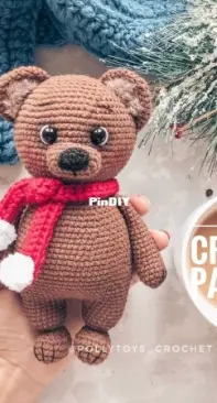 Polly Toys Crochet - Dasha Lobacheva - Bear Barni - any language