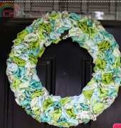 Pinfeathers Rosetta Wreath by Carina Gardener 2011 /Free Pattern