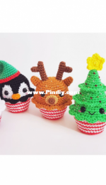 Super Cute Design - Jennifer Santos - Christmas Cupcakes - Magdalenas de la Navidad - Spanish - Translated
