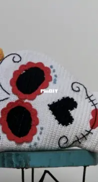 CrochetForYouStore - Liudmila - Day Of The Dead pillow