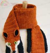 Bees knees knitting- Fox Scarf