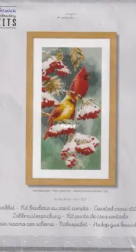 Vervaco PN-0165887 Scarlet and Snow-Cardinals
