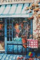Intricate Cross Stitch-Cafe
