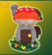 Delicious Crochet - Paola Navarro- Mushroom House