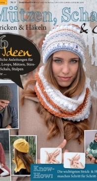 Mutzen, Schals & Co stricken and Hakeln Issue8 2021 - German