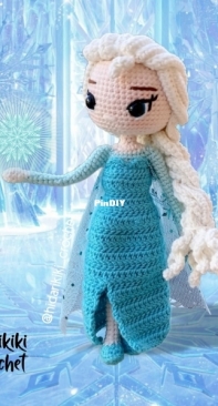 Hidarikiki Crochet - Carmen Lago - Elsa - Spanish - Free