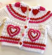 Pattern Paradise- Maria Bittner- Hearts of Love Sweater- English