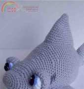 Fiber Doodles - K4TT - Chum the Great White Shark