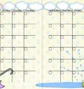 RMD April Showers Planner Pages Filofax A5