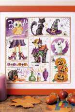 Halloween Sampler by Maria Diaz from The World of Cross Stitching TWOCS 259 XSD