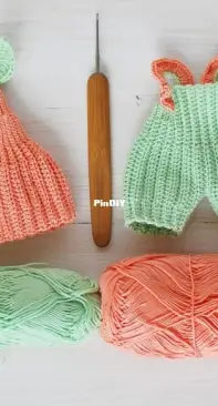 Handi Hats Design - Lollipop Dolls - Katushka Morozova - Doll clothes for 15-18 cm(Lola and Louise)