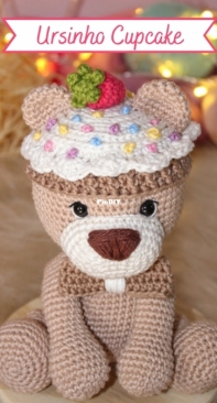 Cibelly Rubio - Cupcake Bear - Ursinho Cupcake - Portuguese
