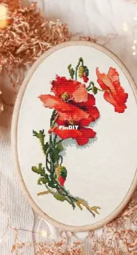 Paradise stitch - Poppies - Olga Lankevich