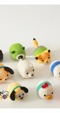 Bundle 11-in-1 - Crochet Tsum Tsum - Ami Saigon -  English