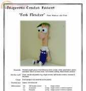Wiggly Frog Crochet - Crystal - Ferb Fletcher from Phineas and Ferb