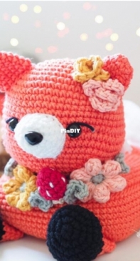 Receitas Carneirinho - Izabel Carneiro - Fox Wipe Holder - Porta Lenço Umedecido Raposa - Portuguese