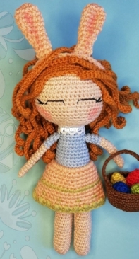 Poppy Crochet Design - Zsuzsanna Blaho - Patricia Doll Easter Outfit - Free