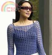 Tahki Stacy Charles - Doris Chan - Paris Crochet Tunic - Free