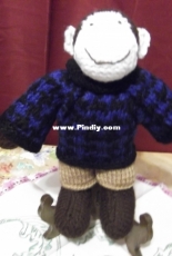 Monkey by little cotton Rabbits for my husband
